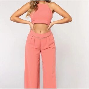 Fashion Nova Rose Do you Wanna bet set